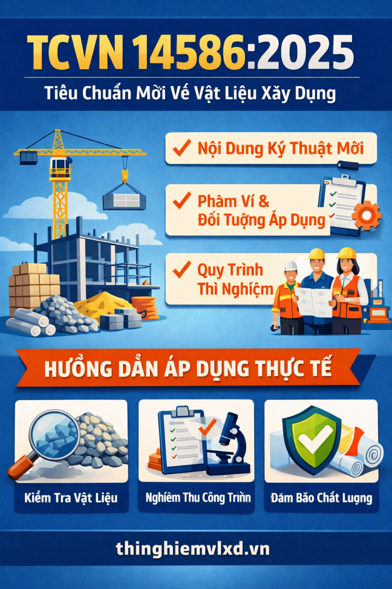 TCVN 14586:2025 – Tiêu chuẩn mới nhất về vật liệu xây dựng và những điều cần biết